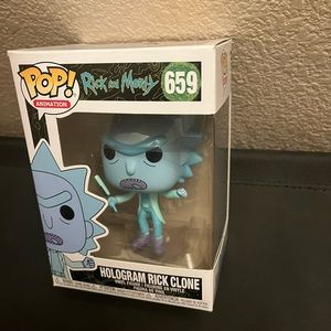 Funko Pop! Animation: Rick & Morty Hologram Rick Clone
